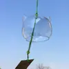 Sinos de Vento de Vidro Transparente Layout de Cena Cênica Artesanato DIY para Estudantes Grafite Decorações Penduradas Pequenas Frescas Metabo