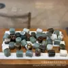 Cuentas Cuadradas de Jade Hetian de Material Qinghai, Accesorios Versátiles para Pulseras DIY, Cuentas Espaciadoras, Colgantes de Cuerda Trenzada y Accesorios