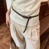 Cinturón de mujer tejido a mano estilo 'old money' vintage con un diseño único, cinturón decorativo sin necesidad de agujeros para combinar con jeans, accesorio de moda