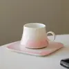 Caneca de Café Pessoal Feminina, de Alto Padrão, Requintada, Simples, Estilosa, Caneca de Bebida de Aparência Sofisticada para Escritório, 180ml