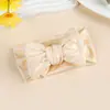 Diadema de Lazo Ancho de Cinta para Niños Diadema Elástica Floral para Bebé Accesorio para el Cabello Protector de Fontanela para Bebés Pañuelo de Cabeza Venta Caliente Transfronteriza