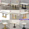 Mesa de Jantar e Cadeiras em Pedra Sinterizada com Borda Envolvente para Catering Comercial, Mesa Combinada para Restaurante, Loja de Macarrão, Churrascaria, Lanchonete