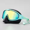 Gafas de Buceo Unisex Modelo Nuevo Transfronterizas con Tapones para los Oídos Integrados Antiperdida y Sello de Silicona Máscara de Natación Ahora Disponibles Transfronterizas