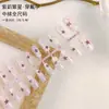 Atacado do Fabricante Pontas para Nail Art, Adesivos de Unha Doces e Elegantes que Realçam a Pele, Conjunto de 30 Peças com Tiras Codificadas, Unhas Usáveis Personalizadas