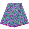 Tecido de poliéster com estampa batik étnica africana, tecido de florzinha geométrica dupla face, fornecimento para e-commerce transfronteiriço, em estoque, atacado