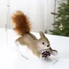 Decoração de Novo Produto Transfronteiriça Decoração de Natal Pingente de Esquilo Artificial Árvore de Natal Decoração Criativa Esquilo Coreano