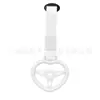 Cuerda de remolque de pasta para coche nuevo, pulsera de tracción para volante con forma de corazón JDM, colgante interior, correa de remolque para parachoques