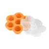 Caja de silicona de 7 compartimentos para suplementos alimenticios caja de suplementos para alimentos de bebé caja de hielo para sub-empaque molde de hielo con tapa molde de hielo suministro transfronterizo de Amazon