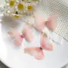 Pacote com 3 Borboletas de Tule 3D de Camada Dupla de 5cm para Acessórios de Cabelo DIY Feitos à Mão, Materiais de Decoração, Brincos de Maquiagem Facial Estilo Antigo Hanfu