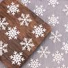 Confeti de copo de nieve blanco tridimensional decoración de escritorio de alacena navideña regalos decoración confeti para lanzar al por mayor