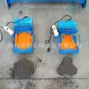 Máquina Manual Elétrica Portátil Pequena para Fabricação de Tijolos de Cimento Concreto Pequena Máquina Manual Vibratória para Tijolos de Cimento