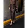 Moda Femenina Versátil Nueva Primavera 2026 Falda Bodycon Elegante de Poliuretano de Cintura Alta para Transmisión en Vivo y Distribución
