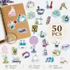 Compra Directa Transfronteriza de 50 Piezas de Divertidas Pegatinas Decorativas con Temas de Experimentos Químicos para Cuadernos, Diarios y Botellas de Agua