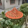 Productos de bambú colgante de granja hecho a mano decoración accesorios para actuación infantil en escenario danza sombrero de bambú sombrero de bambú hueco