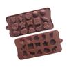 Blues Baking Mold 15 Even LOVE Meninos e Meninas Bonitos Diversos Figura Silicone Geléia Pudim Gelo Desenho Animado LOVE