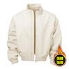 Jaqueta de Voo Nova de Inverno 2025 Melard com Gola Alta Silhueta Quadrada High Street Jaqueta de Beisebol com Acolchoamento de Algodão e Casaco Espessado
