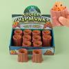 Nueva Pelota Antiestrés Luminosa de TPR de Dinosaurio Pelota de Uva Fruta Pellizcable El Squeeze Gallina Ponedora Creativa Descompresión Juguete de Descompresión
