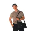 Camisa polo de manga corta para hombre con cuello henley gris, mangas cortas con puño de verano, camiseta deportiva para fitness, estilo americano, acentúa la definición muscular, manga corta