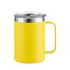 Taza de 16 oz Sublimación Asa Taza Taza Aislada de Acero Inoxidable Tapa de Oficina Taza de Café Opción de Regalo de Negocios