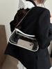 Moda de Verano Bolso Transparente de Gelatina para Mujer 2025 Nuevo Gran Capacidad Commuter Cadena Hombro Axila