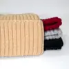 Conjunto de Tres Piezas de Sombrero 100% Lana Pura, Gorro de Punto de Color Sólido Otoño e Invierno para Hombres y Mujeres, Gorro de Invierno Cálido (Compra Única de Sombrero)