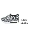 Sapatos Casuais Femininos Slip-On Bico Redondo Salto Escondido Tamanho Grande Estilo Coreano Outono e Inverno 2025 Transfronteiriço