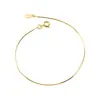 Pulsera de cadena de hueso de serpiente de plata de ley 925 para mujer, diseño simple de nicho, moderna, de alto grado, temperamento, pulsera versátil B6470