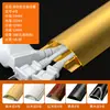 Canal de Aluminio para Cableado de Piso Expuesto, Cubierta de Cable Semicircular Curva, Clip Antipasos
