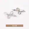 Broche de metal de cinta de pajarita, prendedor de corsage vintage de moda, accesorio para la ropa, pasador antideslizante