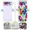 Funda para silla de playa transfronteriza funda para silla de playa de microfibra serie de mariposas con impresión digital 3D