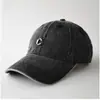 Gorra de Béisbol Resistente con Logo C Metálico Vintage Desgastado Unisex Moda Personalidad Versátil Moderna Visera Gorra Pato