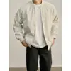 Chaqueta cortavientos de moda estilo americano para exteriores, nuevo modelo primavera/otoño, fácil de cuidar, no necesita planchado, chaqueta tipo béisbol con manga raglán para hombre, versátil