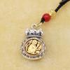 Llavero del zodiaco DIY, cuerda tejida Pixiu, Baifu, bolsa de dinero, colgante DIY, asa colgante, accesorios