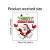 Pegatinas de pared navideñas transfronterizas, pegatinas de Santa Claus para inodoro, pegatinas para puertas, decoraciones de escenas festivas, pegatinas autoadhesivas de PVC