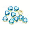 Vidrio especial A K9 de 8-12 mm en forma de corazón/corazón cosido a mano Diamante DIY tocado accesorios para el cabello zapatos accesorios para uñas