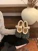 Zapatos de mujer de invierno estilo Mary Jane, planos, de piel sintética, con estampado de lunares, corte bajo, cálidos, con felpa interior, suela suave, estilo retro, nuevos 2026, de algodón