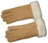 Luvas Quentes de Inverno para Exterior para Homens e Mulheres com Couro Um Lã de Pele de Ovelha para Ciclismo Espessas Casal
