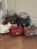Bolso de cadena casual con patrón de diamantes de moda transfronterizo, nuevo bolso de alta calidad para el día a día 2026, bolso de hombro y cruzado de nicho