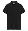 Ropa de Trabajo de Seda de Hielo en Stock, Playeras Polo de Manga Corta para Verano, Camisas Publicitarias Corporativas con Cuello de Solapa, Playeras para Team Building con Impresión de Logo