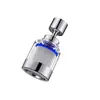 Adaptador de Extensión para Grifo de Cocina Transfronterizo con Diseño de Cintura Delgada, Limpiador de Doble Hoja que Potencia la Presión, Aireador Antisalpicaduras y Rotación Universal