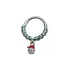 Anel Septo Nasal de Aço Inoxidável 316L Transfronteiriço Europeu e Americano Anel Ferradura Cor Degradê Anel Nasal C-Bar Anel Nasal Estilo Natal Piercing