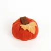 Decoraciones Nuevas de Acción de Gracias Transfronterizas Adornos Pequeños de Calabaza Arreglo Colgante de Calabaza Naranja Festival de la Cosecha Colgante Tejido