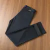 Estación Europea Primavera y Verano Delgados Sedosos Suaves Algodón Mercerizado Pantalones de Hombre Importados Lujo Algodón Tens Sin Planchar Rectos Casuales