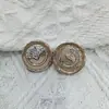 Casaco de Tricô Elegante com Botão de Metal Estilo Chanel Trench Coat de Lã Botões Decorativos para Terno Acessórios de Vestuário Atacado