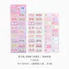 Etiquetas de Índice para Amantes de la Serie de Ji Lu Xin, Serie de Marco de Burbujas Lindas, Pegatinas de Marcadores de Página de Clasificación para Estudiantes Estilo Coreano Lindas