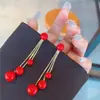 Nuevos Pendientes Largos de Perlas de Moda, Pendientes Largos de Borla de Perlas Modernos y Versátiles, Pendientes Versátiles