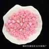 9mmAB chapado en color transparente corazón acrílico hecho a mano diy cadena para teléfono móvil accesorios para colgar en el coche rojo en línea transmisión en vivo venta al por mayor