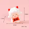 Original Año Nuevo Año de la Oveja Atrae Dinero Figura Muñeca Escenario de Casa de Muñecas Decoración DIY Mini Adorno de Escritorio