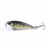 Luya isca pintada isca submersa lápis 4,8 cm/3,4 g isca dura robalo plástico atacado