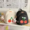 Mochila Anti-Pérdida Nueva Otoño e Invierno 2025 para Niños, Linda Mochila Pequeña para Jardín de Infancia, Niños y Niñas, Pequeña Mochila Escolar de Cereza